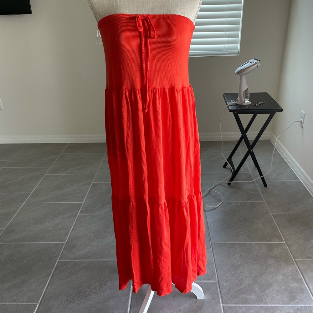 Orange dress 👗